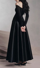 Cailin Gold-Embellished Off-Shoulder Ruched Maxi Dress