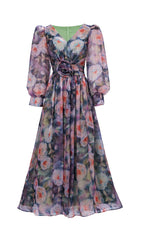 Feray Ethereal Floral Maxi Dress