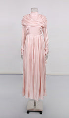 Iyla Ruched Draped Maxi Dress