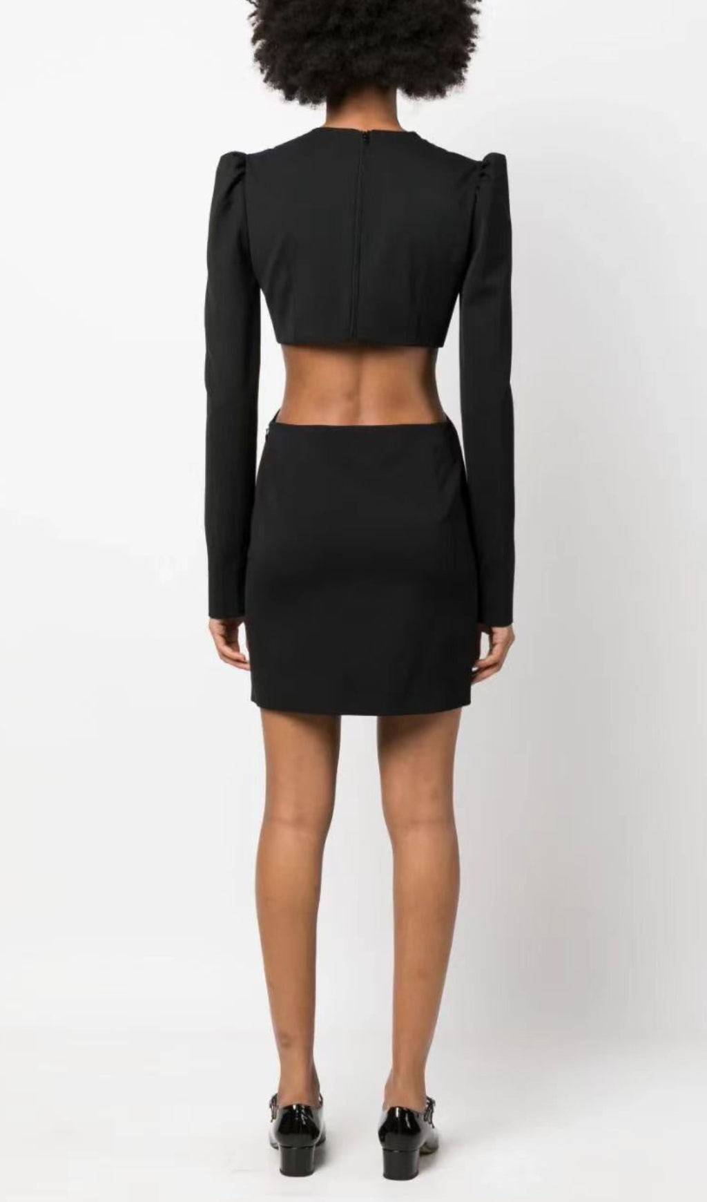 Love Struck Red Heart Cutout Mini Dress