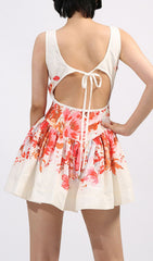 Genoveva Flirty Floral Mini Dress