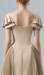 Duarte Elegant Pleated Midi Dress