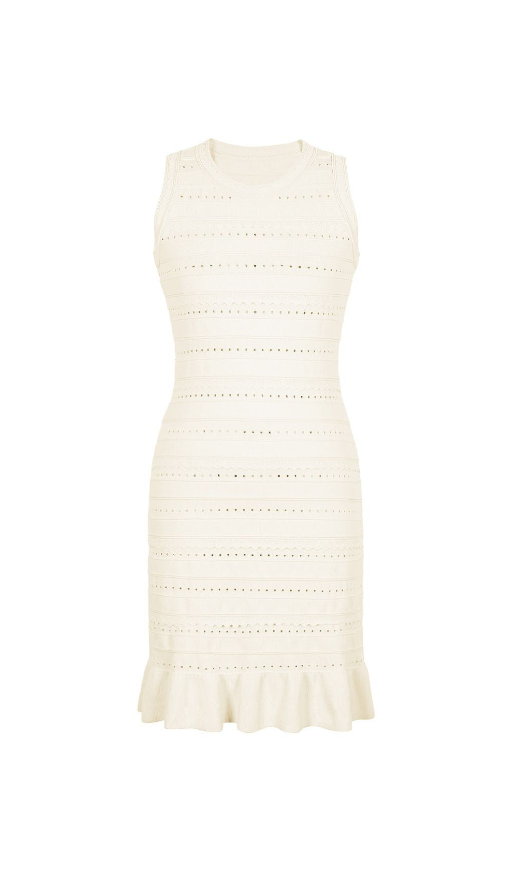 Eliane Pink Knit Mini Dress