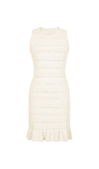 Eliane Pink Knit Mini Dress