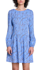 Rockichaine Pleated Mini Dress