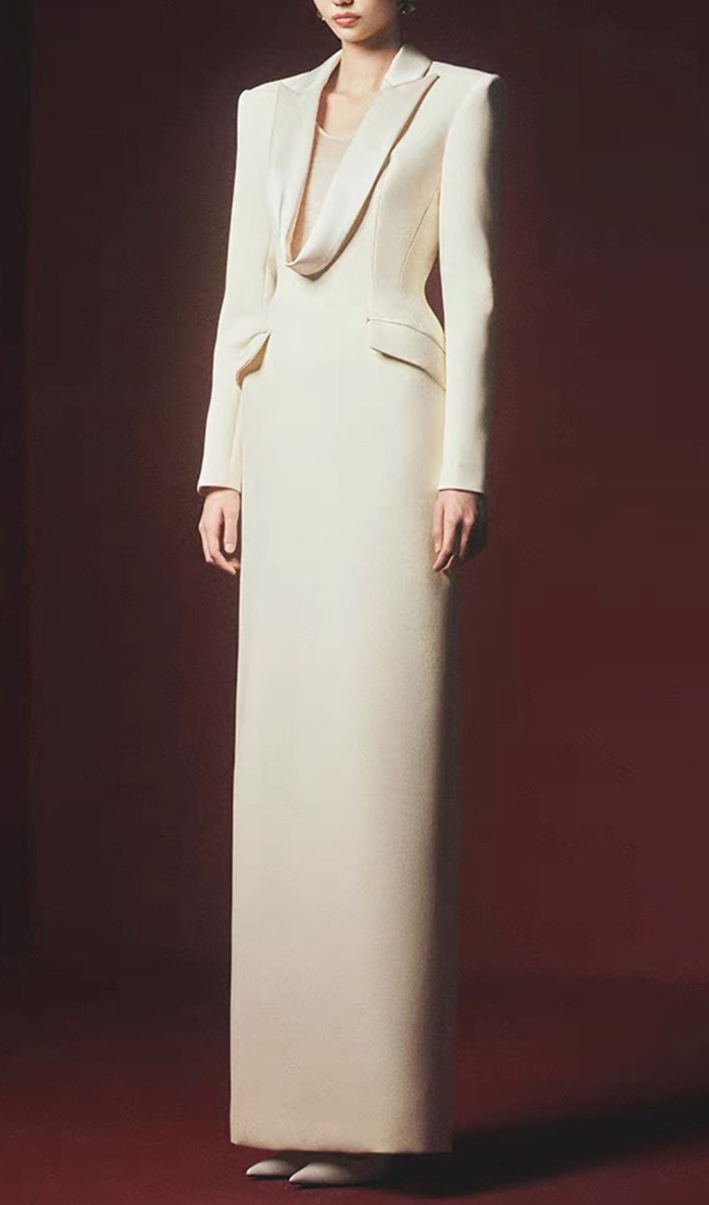 Ishtar Tailored Power Blazer Maxi Dress