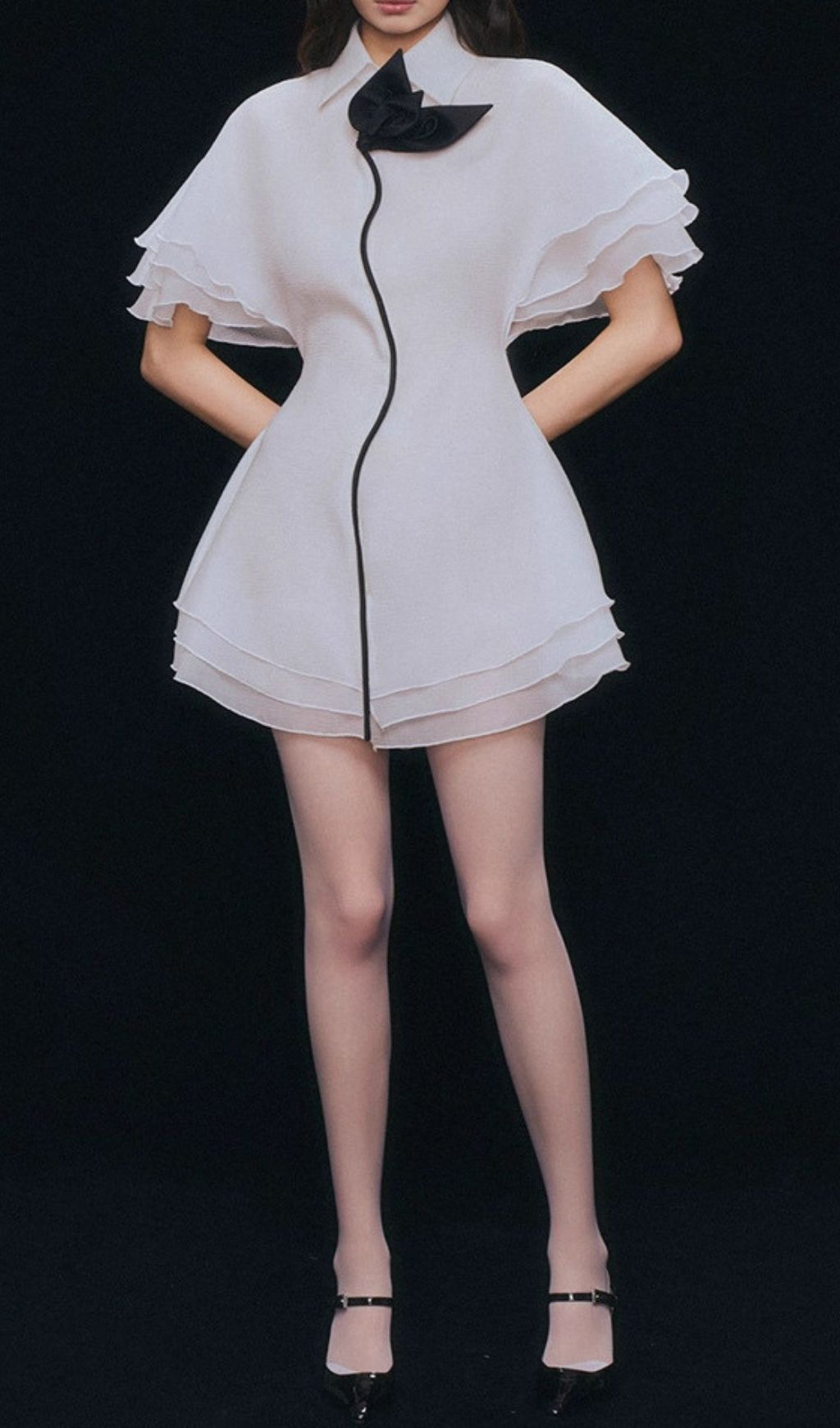Glenda Chic White Mini Dress