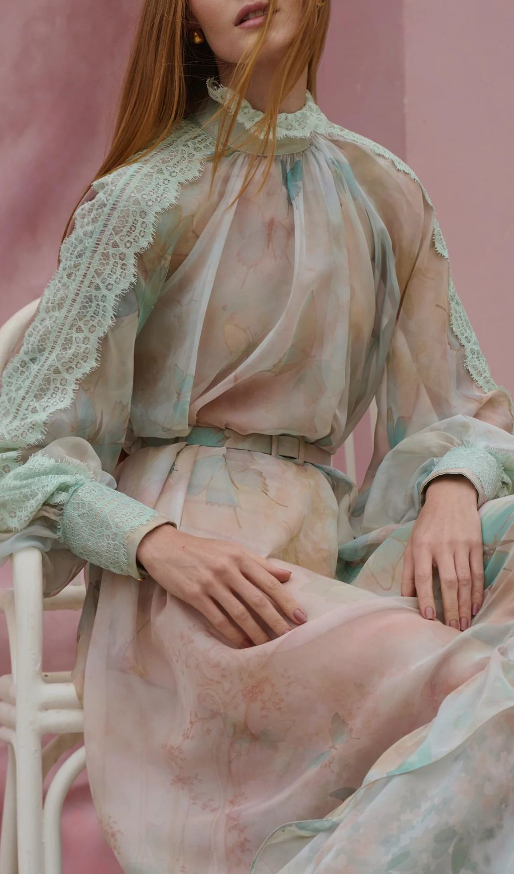 Jenitta Ethereal Butterfly & Floral Maxi Dress