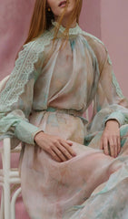 Jenitta Ethereal Butterfly & Floral Maxi Dress