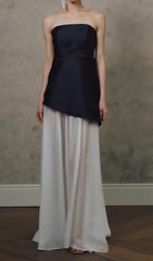 Giana Strapless Two-Tone Maxi Dress