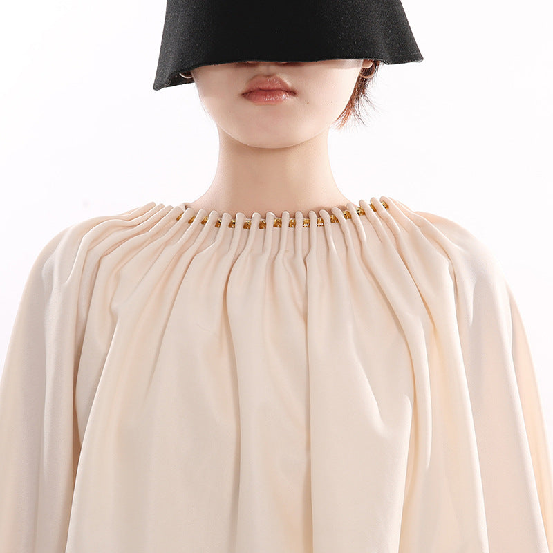 Batzion Dramatic Cape Dress Set