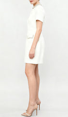 Jenny Diamante Embellished Tweed Mini Dress