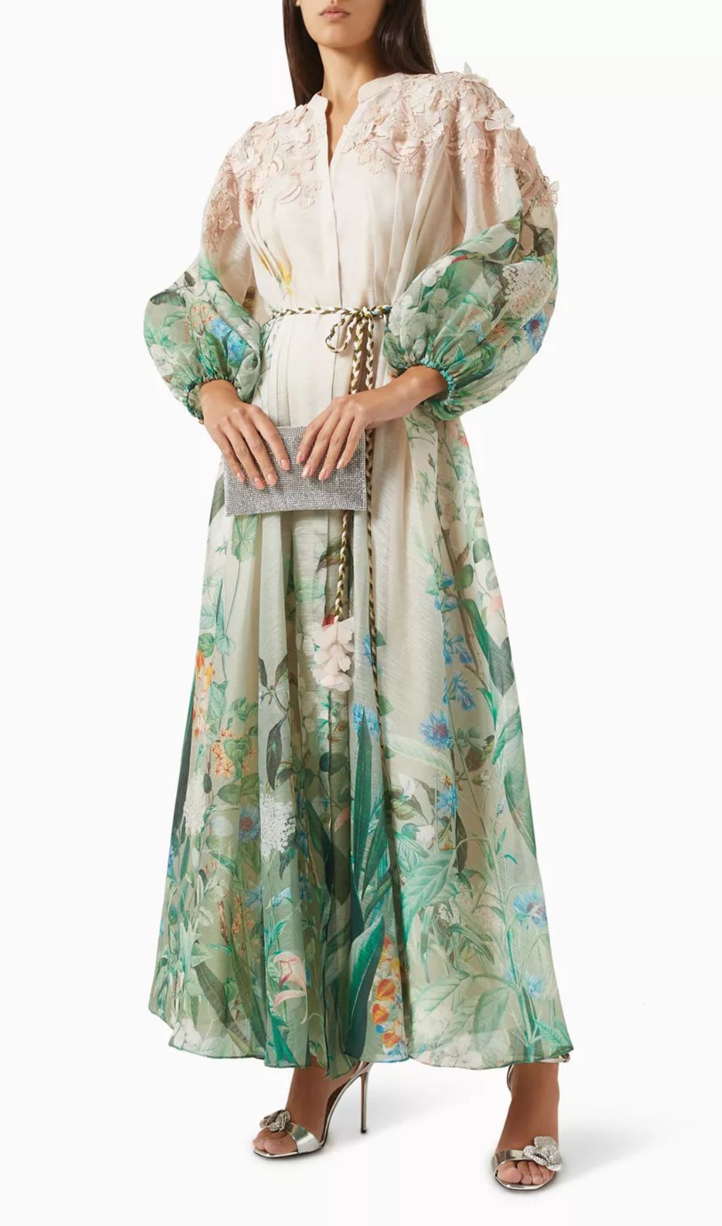 Fiorello Enchanted Garden Floral Maxi Dress