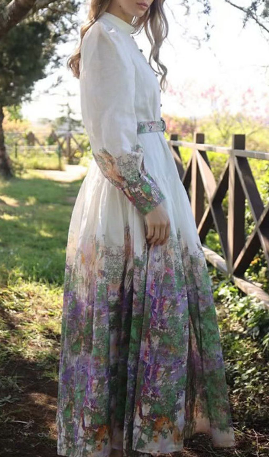 Huela Artistic Flow Maxi Dress