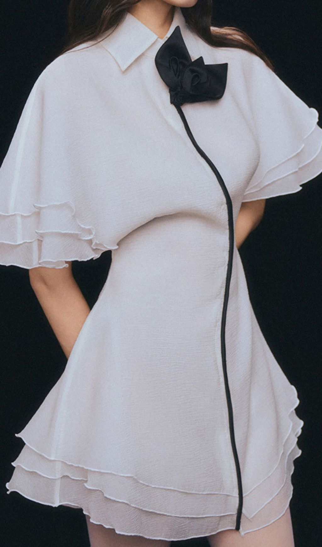 Glenda Chic White Mini Dress