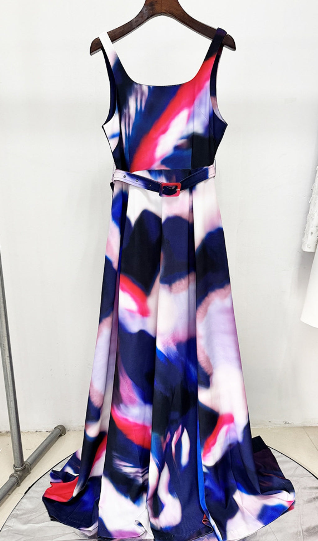 Denicia Cosmic Print Sleeveless Maxi Dress