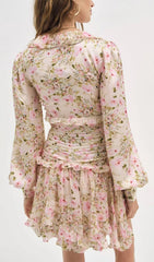 Iolanthe Romantic Ruffle Floral Mini Dress