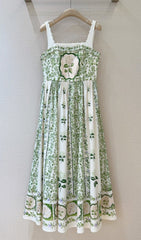 Eleazar Botanical Garden Midi Dress