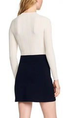 Bonheur Chic Color Block Knit Mini Dress