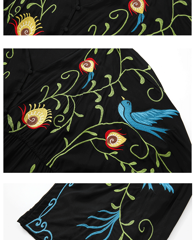 Gita Artisanal Embroidered Maxi Dress