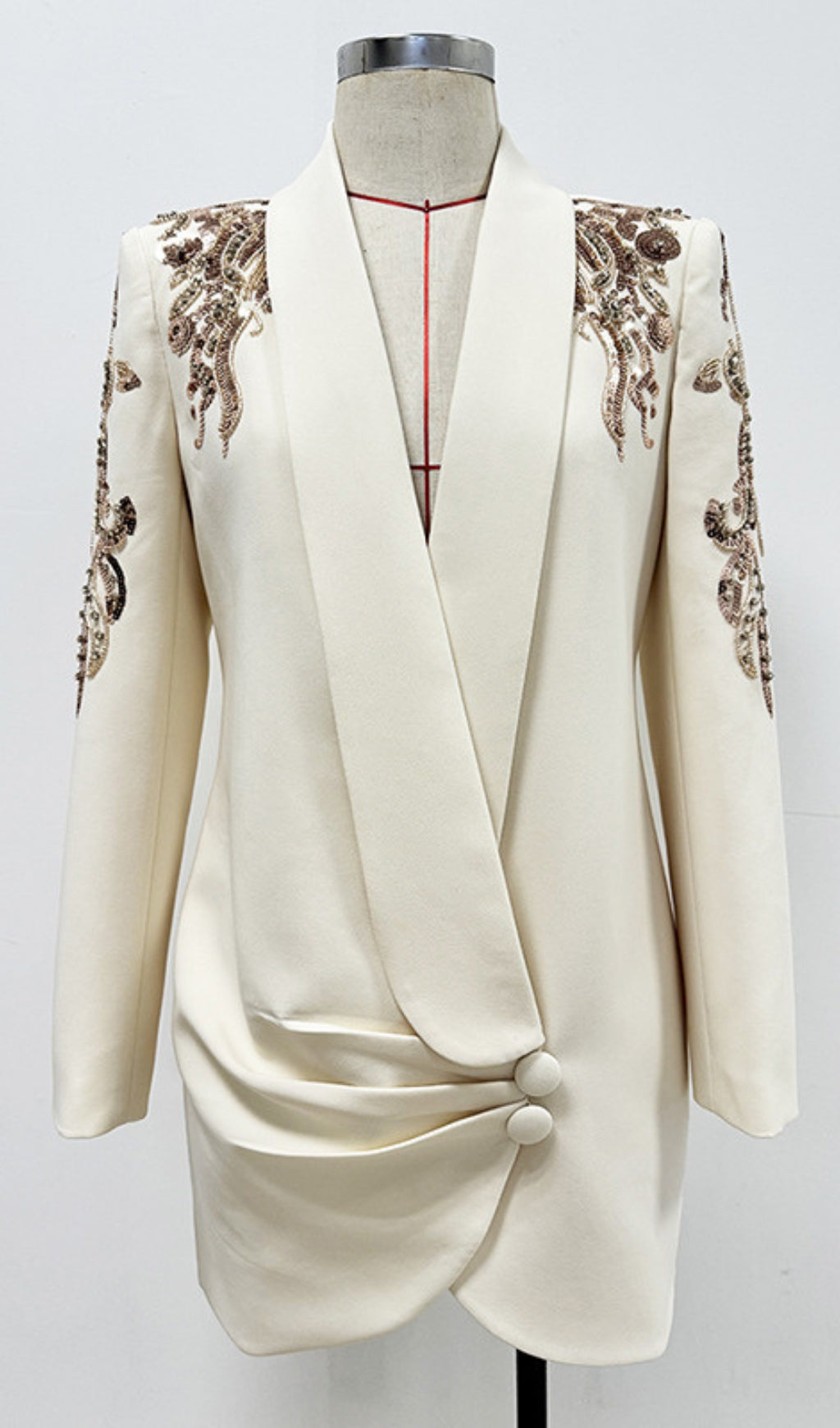 Camilo Dazzling Sequin Embellished Blazer Mini Dress