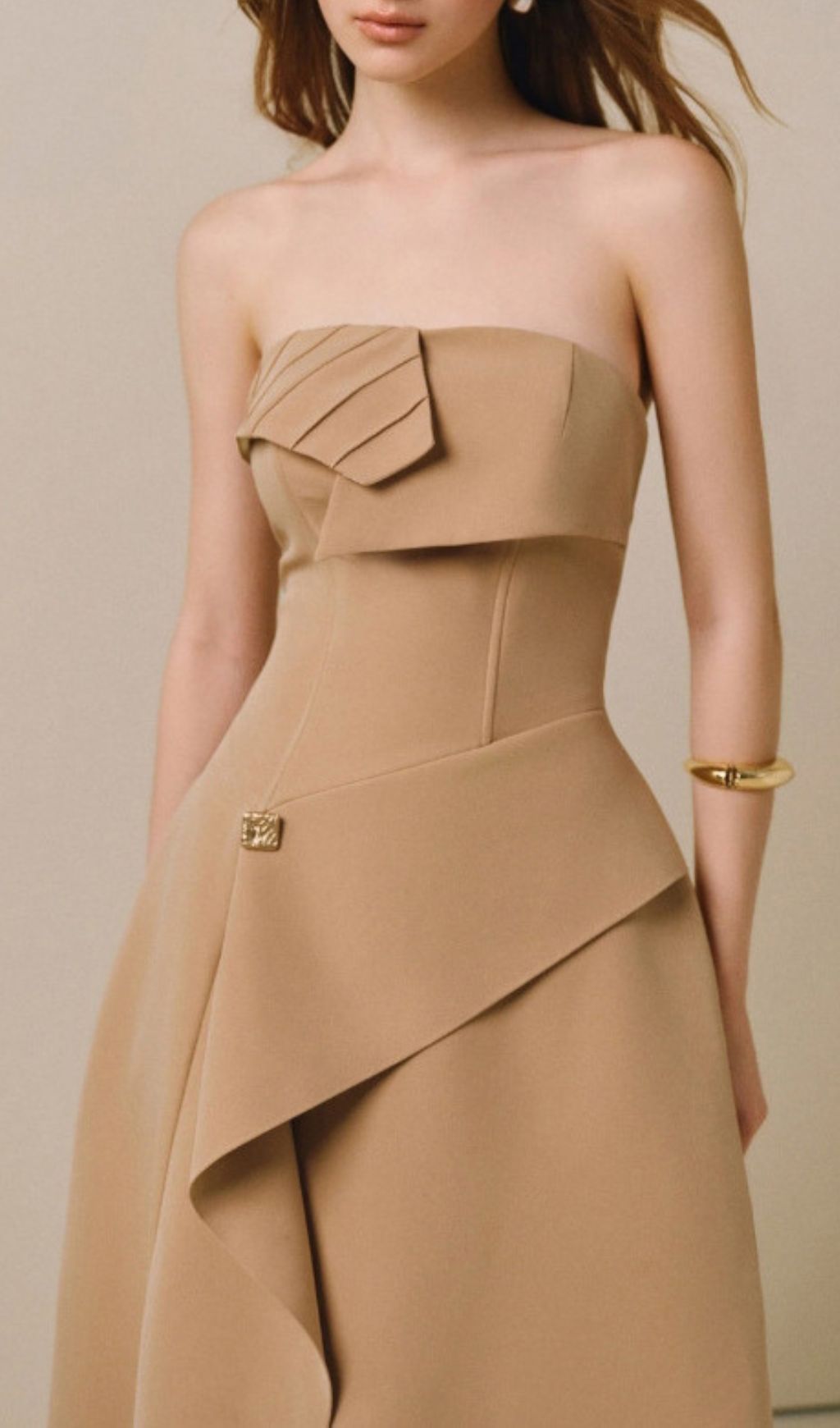 Justis Elegant Strapless Maxi Dress