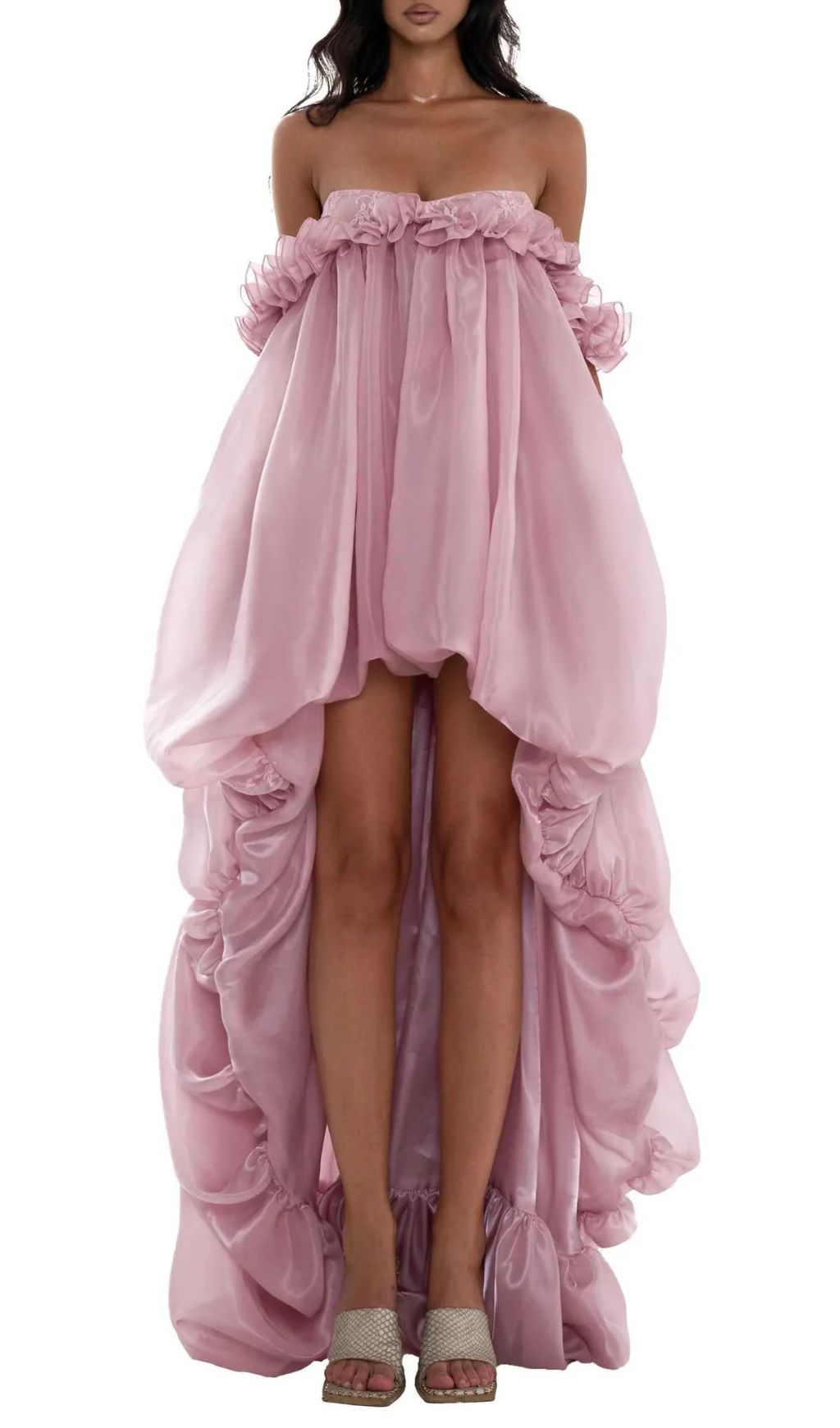 Janeeva Ethereal Ruffle Maxi Dress