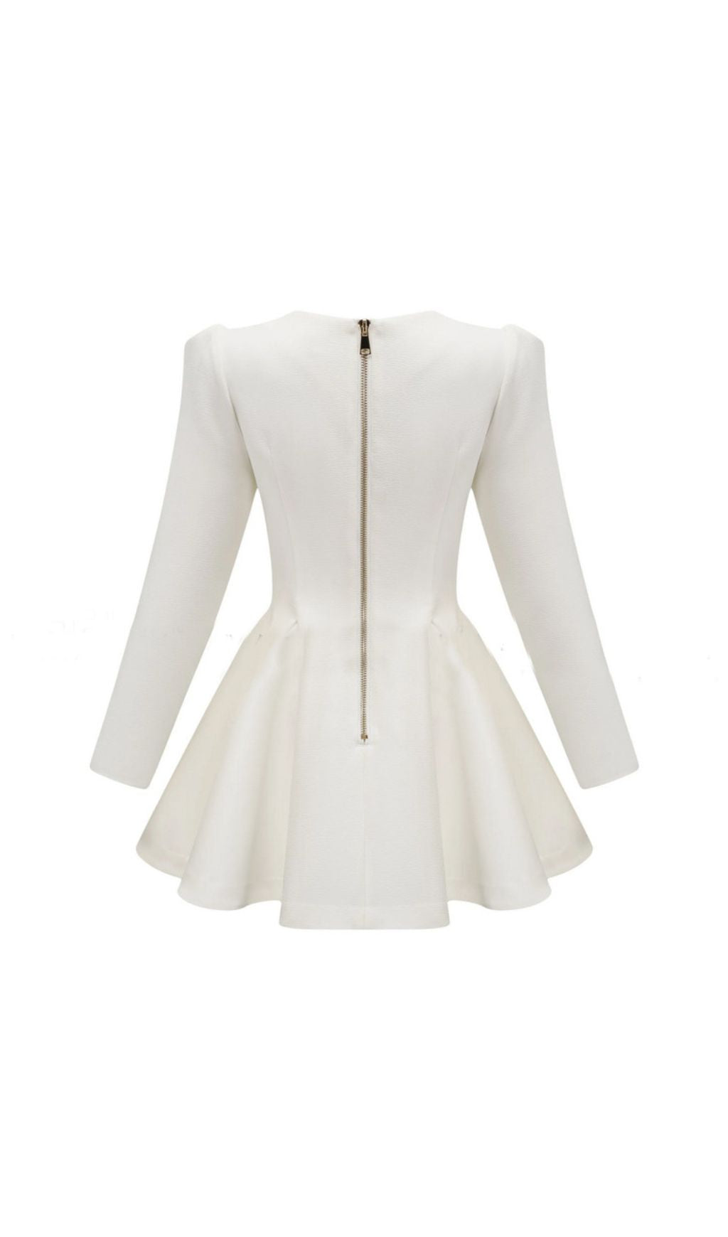 Ilene White Double-Breasted Blazer Mini Dress