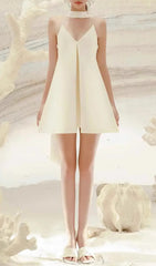 Elisa Chic Halterneck Mini Dress
