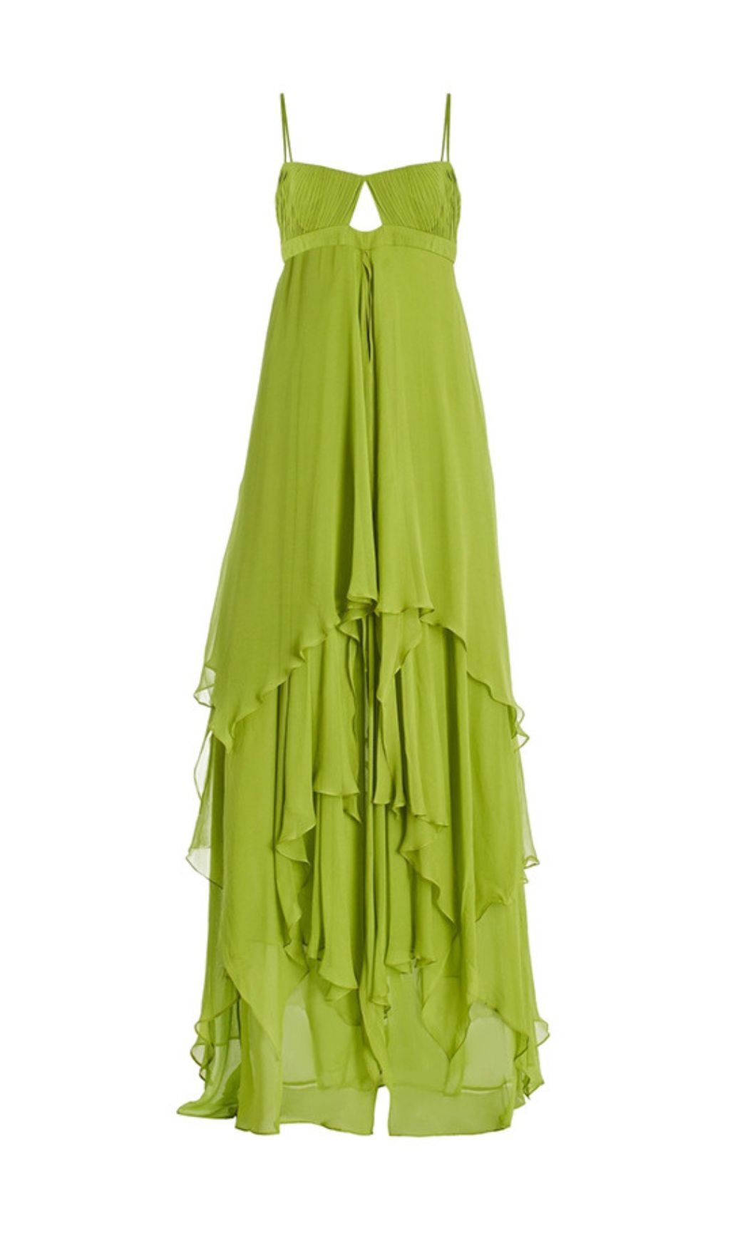 Emmalia Green Flowy Maxi Dress