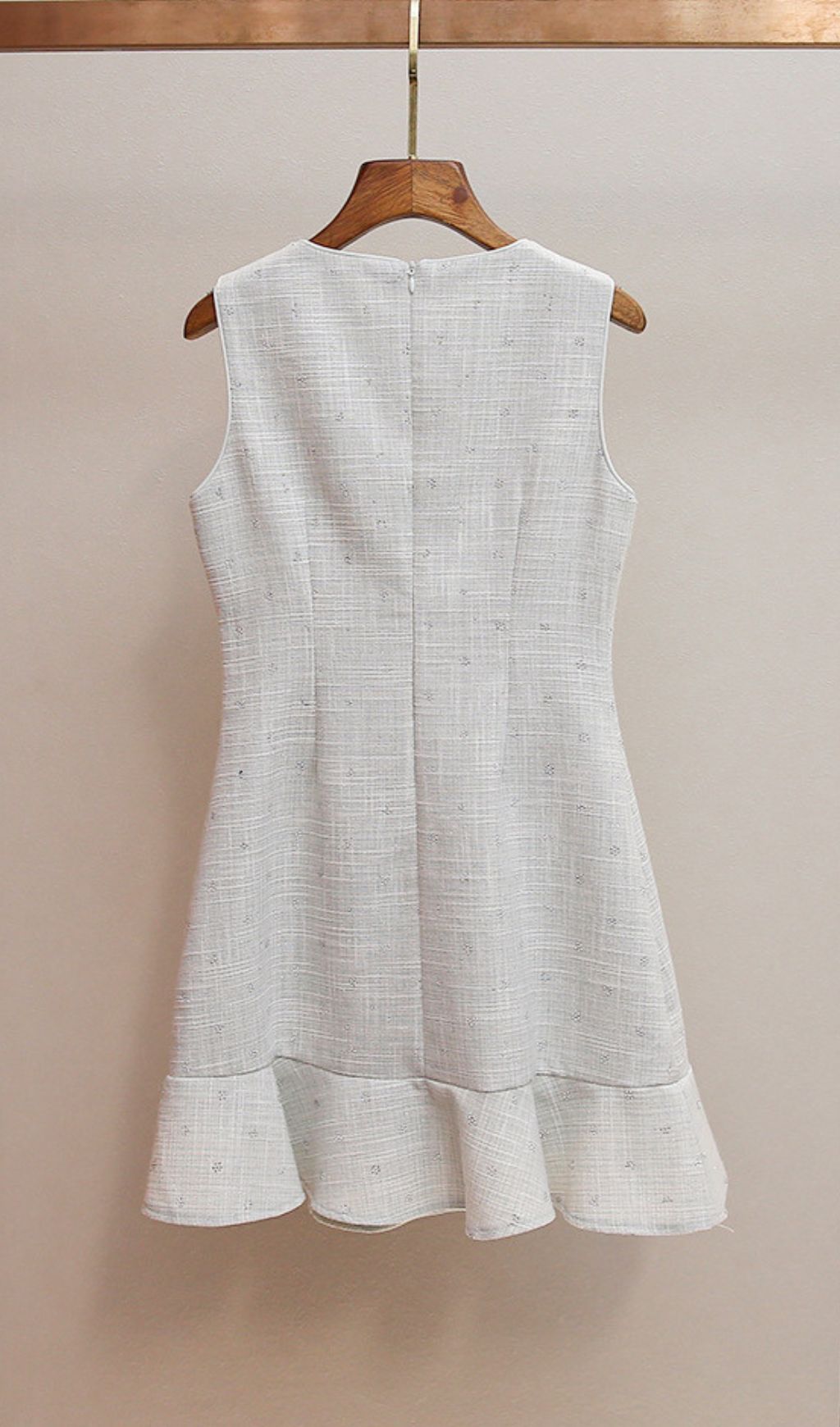 Hatsumi Sparkle Tweed Sleeveless Mini Dress