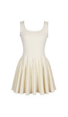 Greydon Diamante Ribbed Knit Mini Dress