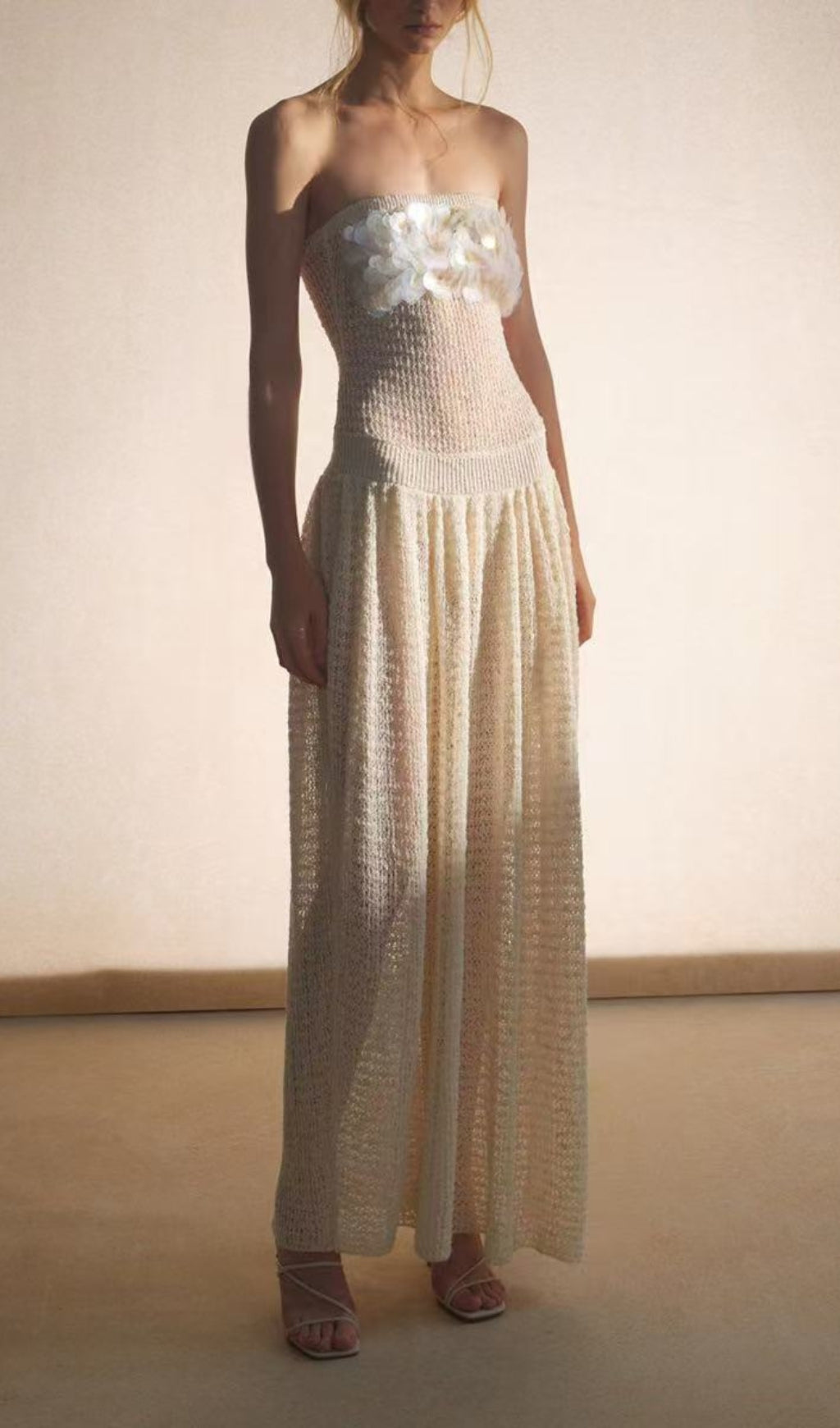 Eero Strapless Sequin Knit Maxi Dress
