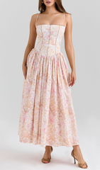Haruyo Women's Floral Maxi Dress
