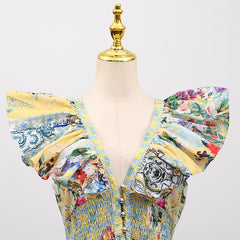 Gelsey Vibrant Floral Maxi Dress
