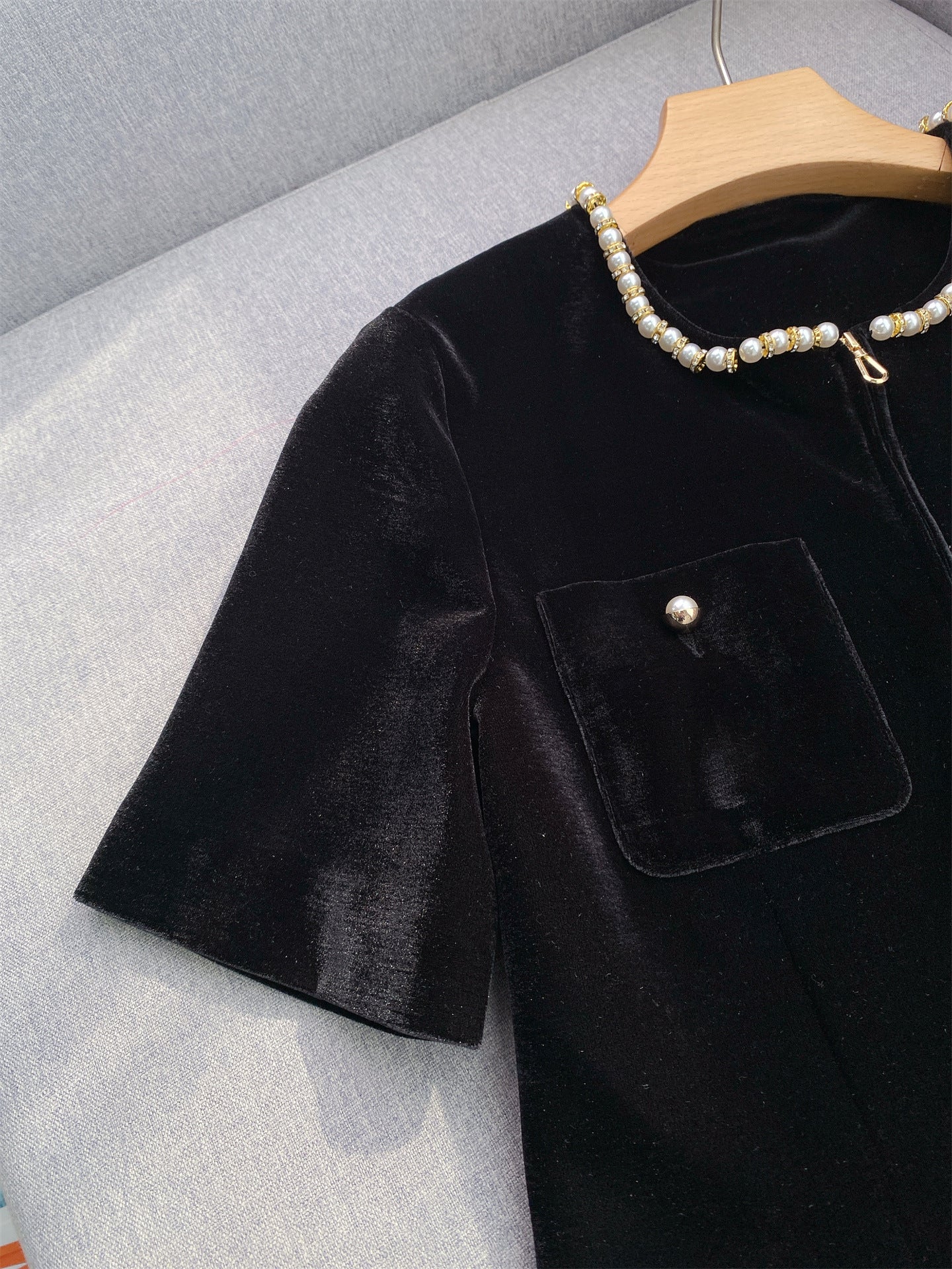 Chic Velvet Mini Dress for Women