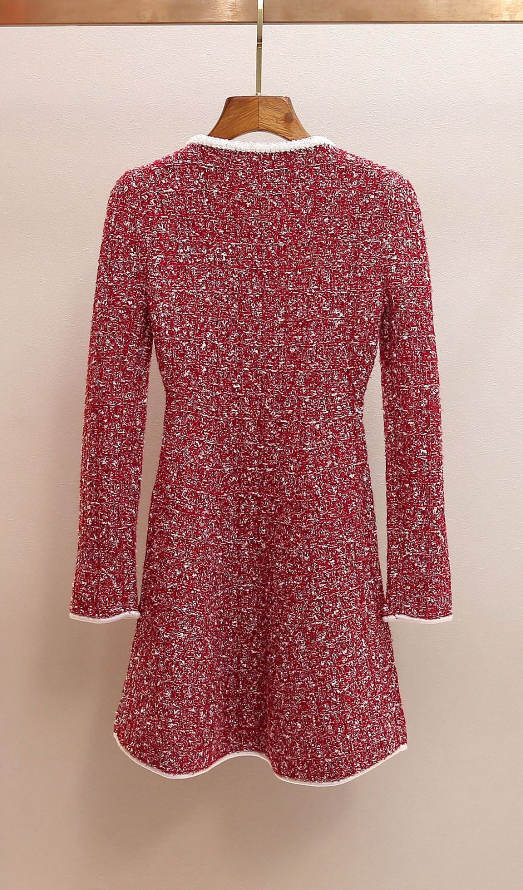 Jones Scarlet Tweed Mini Dress