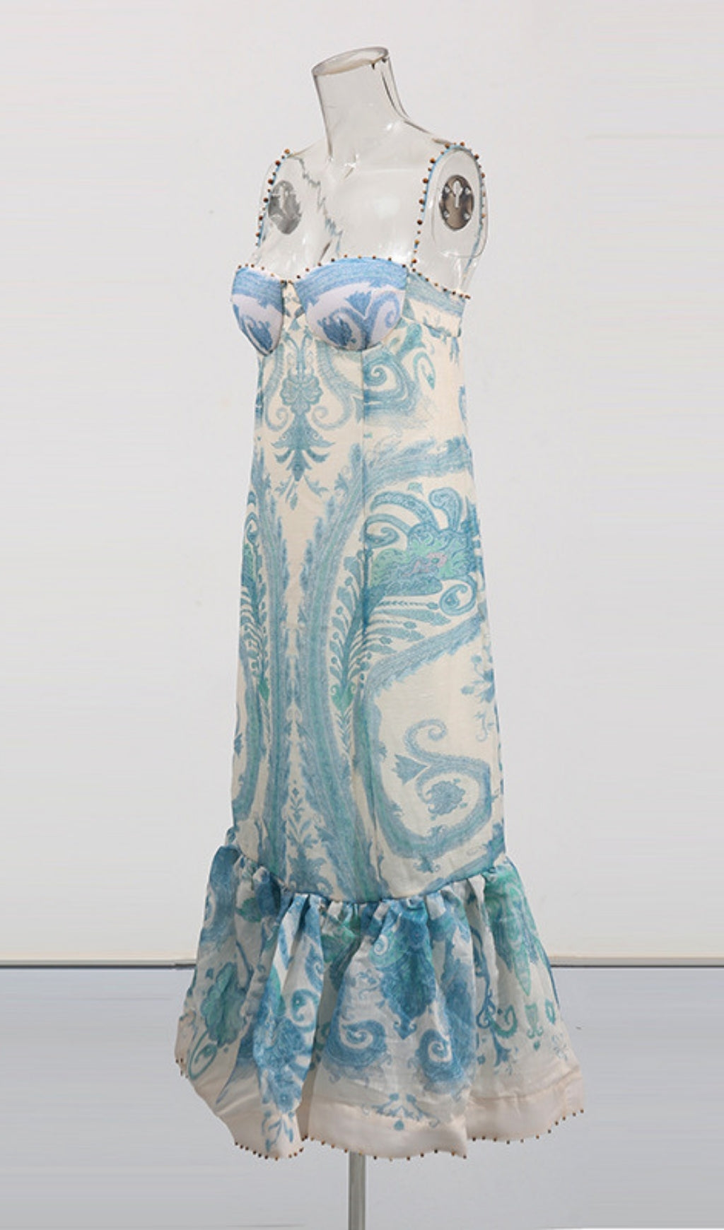 Einya Blue Paisley Maxi Dress