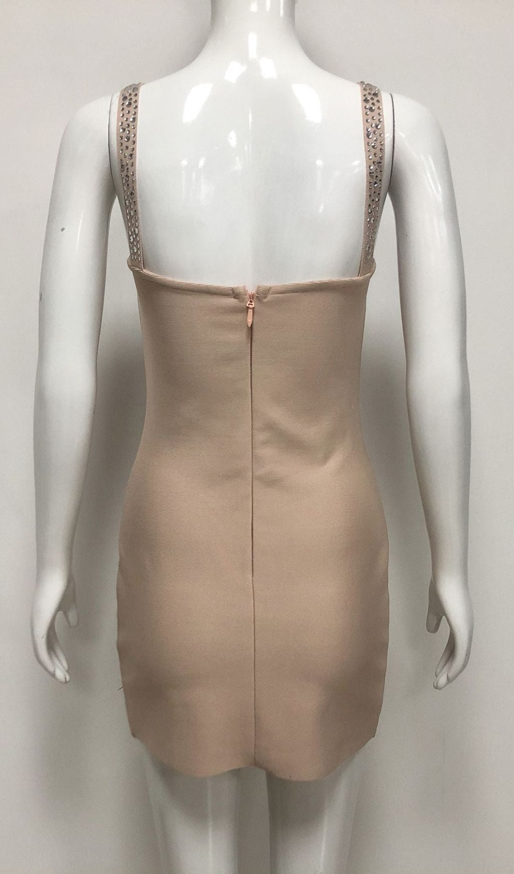 Jordynn Luxe Sparkle Diamante Bandage Mini Dress