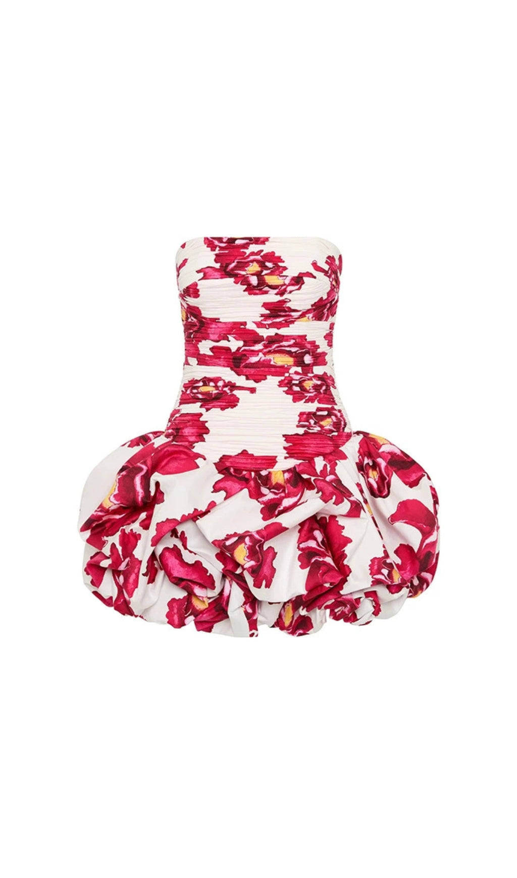 Ellen Floral Strapless Mini Dress