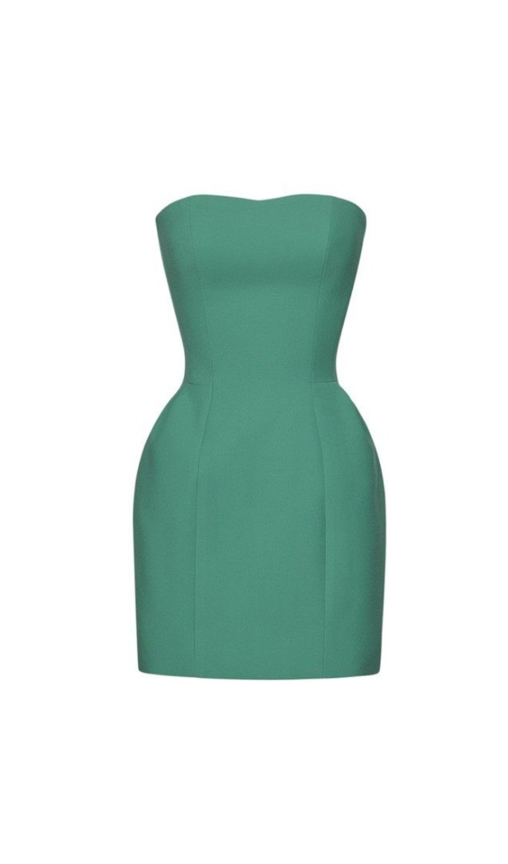 Jaylani Emerald Green Strapless Mini Dress