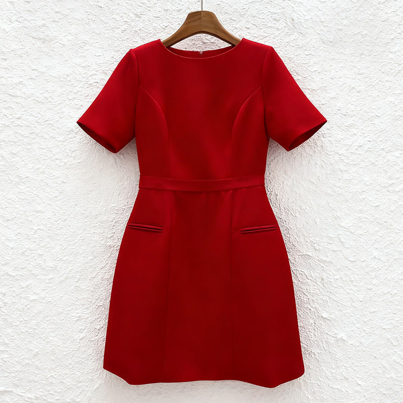 Iscah Red Mini Dress