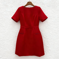 Iscah Red Mini Dress