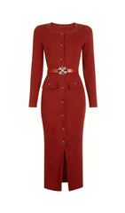 The June Knit Midi Dress