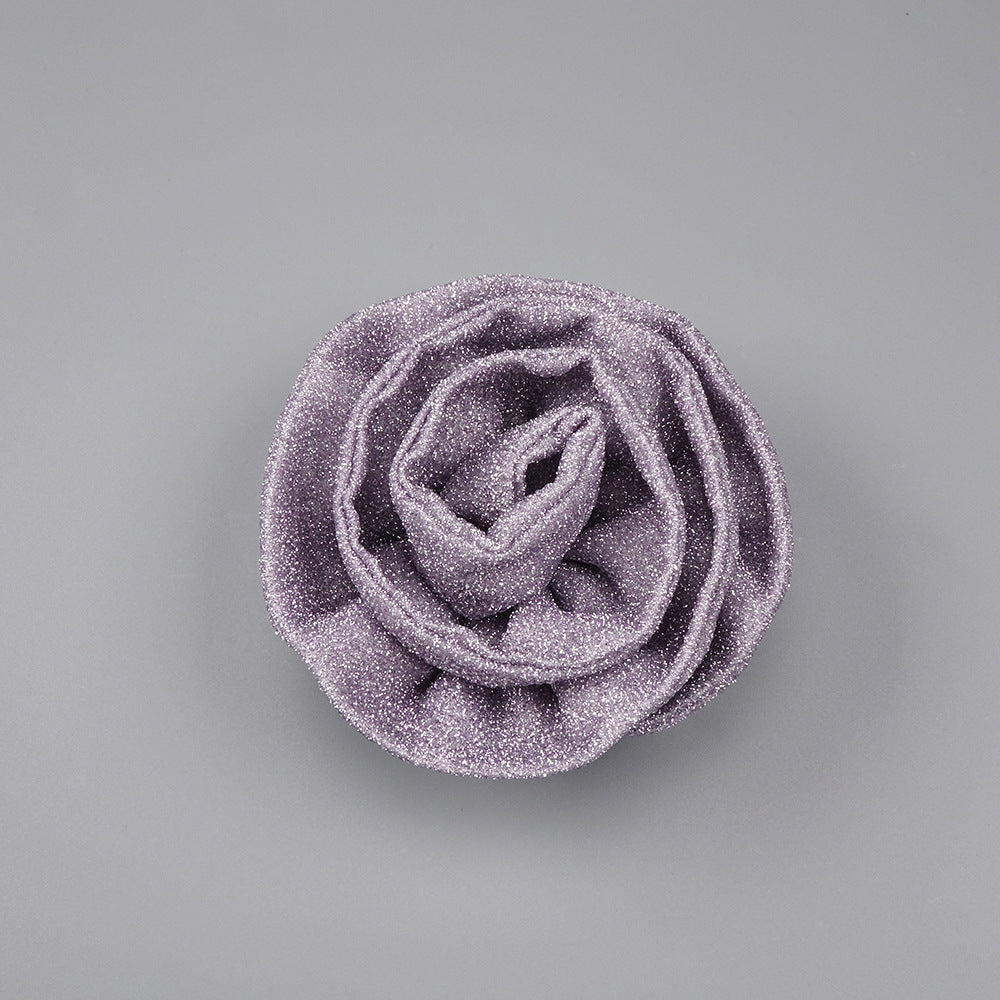 Jaidyn Shimmering Purple Halter Backless Maxi Dress