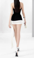 Dorona Glam Bow Strapless Mini Dress