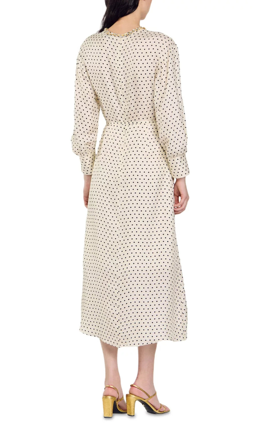 Philosophie Chic Polka Dot Midi Dress