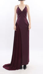 Jinelle Elegant Strappy Pleated Maxi Dress