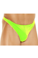 Men's Lime Lycra Thong