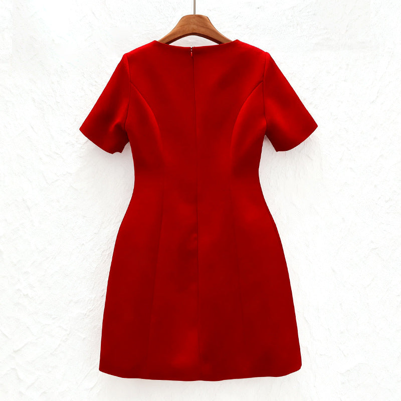Iscah Red Mini Dress